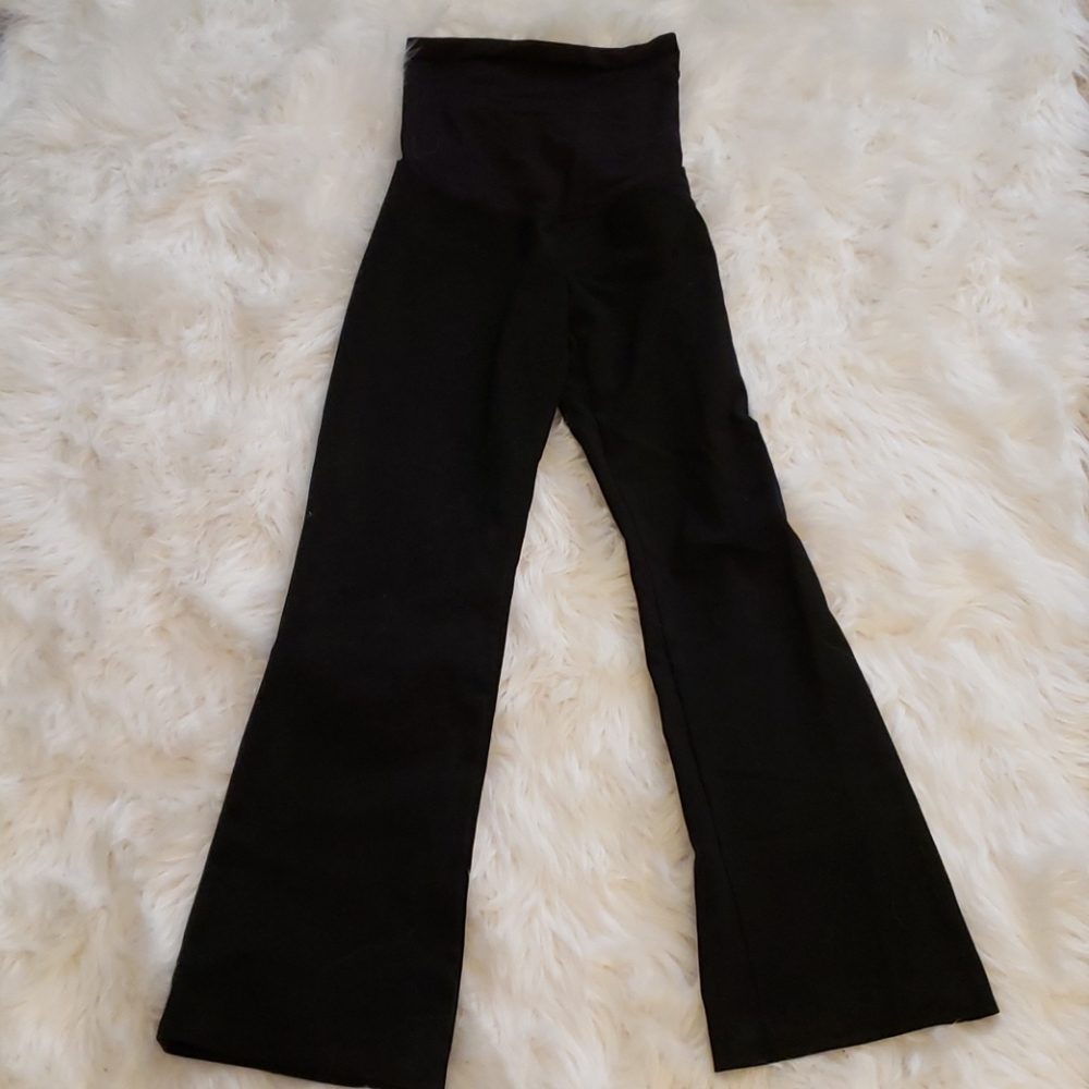 Motherhood Maternity blk trouser dress pants  PXS